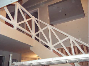 南京装修工地楼梯