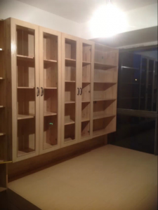 南京装修工地实拍酒柜