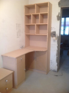 南京装修工地直播木工手打书桌