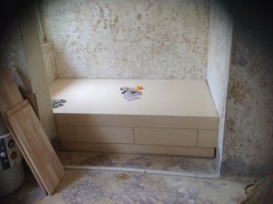 南京装修工地直播木工手打榻榻米