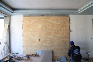 南京装修工地直播 背景墙