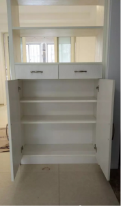 南京装修工地免漆板柜子