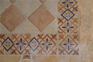 南京装修工地瓷砖拼花