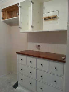 南京装修工地木工手打柜子