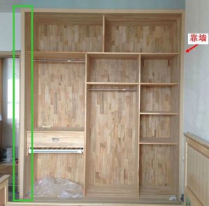 南京装修工地卧室大衣柜