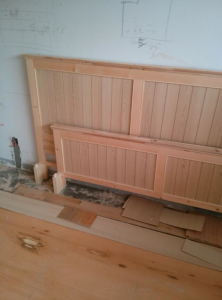 南京装修工地实拍床头