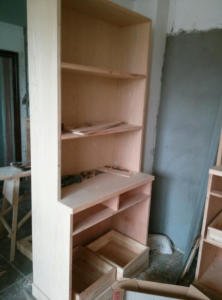 南京装修工地柜子抽屉