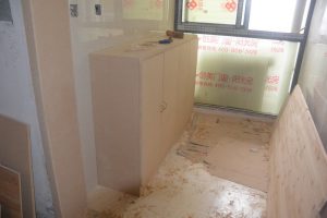 南京装修工地实拍鞋柜