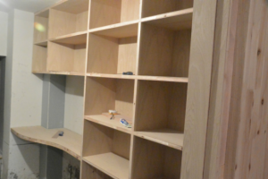 南京装修工地卧室大衣柜