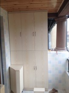 南京装修工地实拍阳台