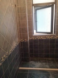 南京装修工地直播卫生间腰线