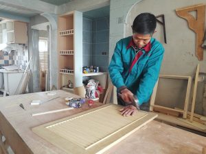 南京装修工地在线木工施工