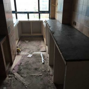 南京工地在线砖砌橱柜