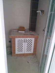 南京装修工地台盆柜