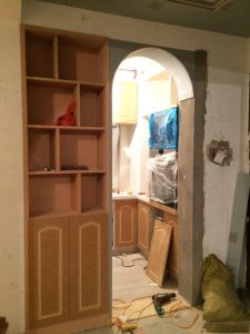 南京装修金达花园造型门