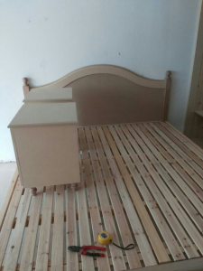 南京装修工地实拍床