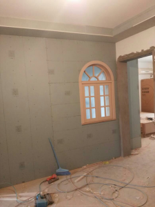 南京装修工地实拍窗户