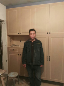 南京装修工地实拍木工