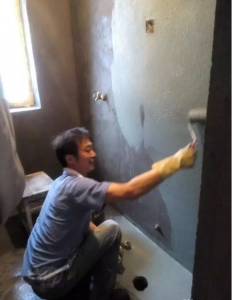 南京后宰门小区58平老房装修工地瓦工王永江师傅