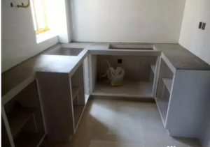 南京后宰门小区58平老房装修工地厨房