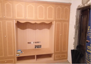 南京116平装修工地卧室柜