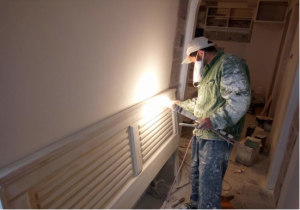 南京116平装修工地油漆师傅