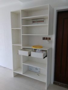 南京150平四室两厅装修工地抽屉