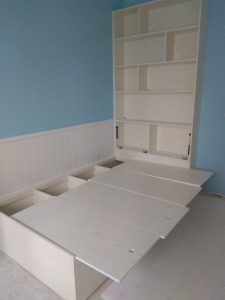 南京150平四室两厅装修工地儿童床