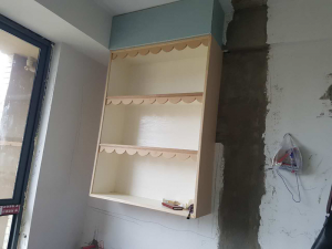 南京翠屏紫气钟山装修工地吊柜