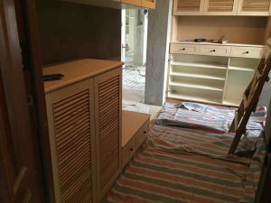 南京翠屏紫气钟山装修工地鞋柜