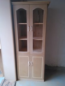 南京50平樱铁村木工装修工地角柜