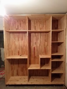 南京金陵小区72平卧室柜子