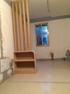 南京75平仙居华庭木工装修工地实拍隔断