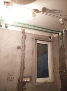 南京两室一厅天润城装修工地水电施工中