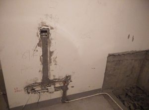 南京两室一厅天润城装修工地水电施工