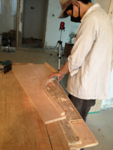 南京百合果园124平二手房木工师傅装修工地实拍