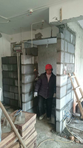 南京江宁富力城地中海风格装修工地