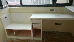 南京装修工地实拍飘窗