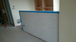 南京装修工地实拍文化墙