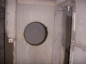 南京河西拉德芳斯调高户型装修工地直播门洞