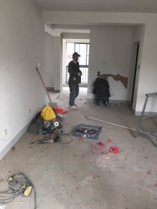 122平华汇康城三室两厅水电施工