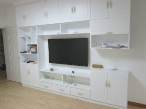 南京蒋王庙街小区80平米装修电视柜子