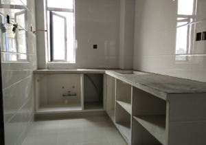 南京装修虎丘路58平方小2房砖砌橱柜