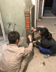 南京玉带园小区90后自主设计,装修小小家瓦工施工