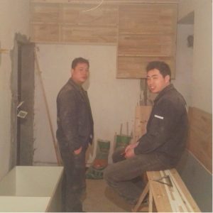 南京建宁新村62平老房木工装修工地木工师傅