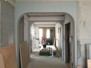 南京111平米三室两厅木工装修工地实拍