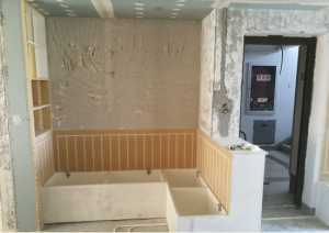 南京莱蒙一小区110平，木工师傅餐厅