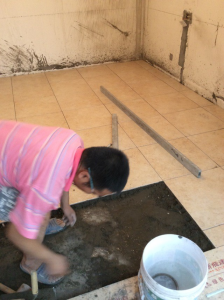 南京江水平装修队为我打造的理想国——瓦工