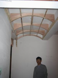 南京140平阳光聚宝山庄木工装修工地随拍