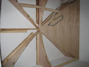 南京140平阳光聚宝山庄木工装修工地随拍吊顶